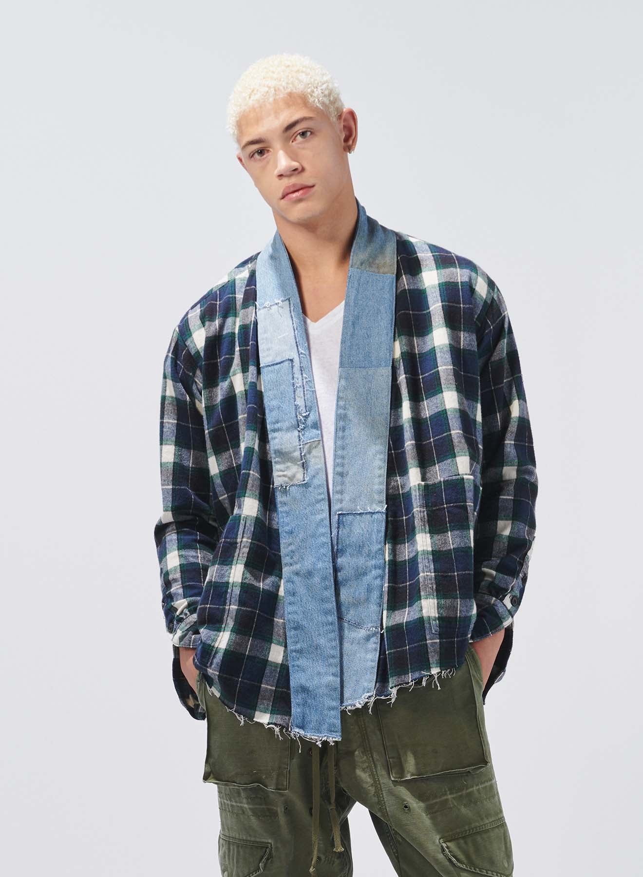 BLUE/GREEN PLAID GL1 BLUE PLAID – Greg Lauren